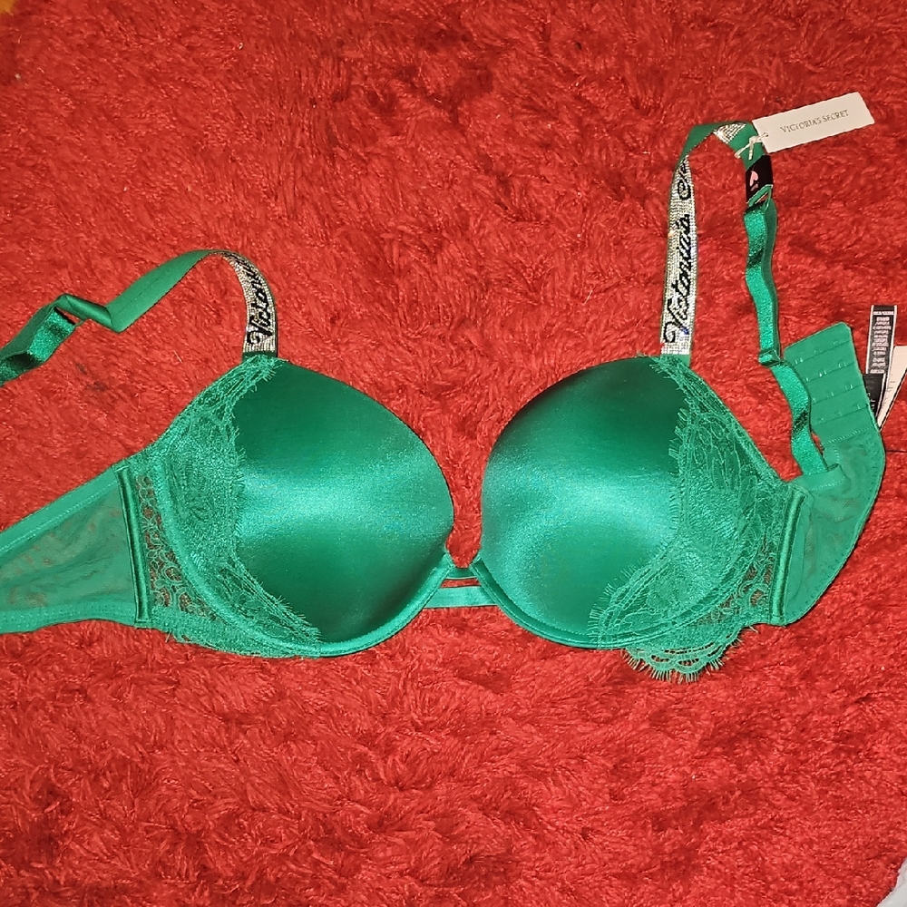 Victoria's Secret Teal Lace Bra